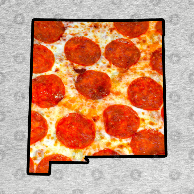 Disover New Mexico Pepperoni Pizza - New Mexico - T-Shirt