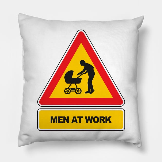 Men at work signal - Stroller Pillow by ojovago