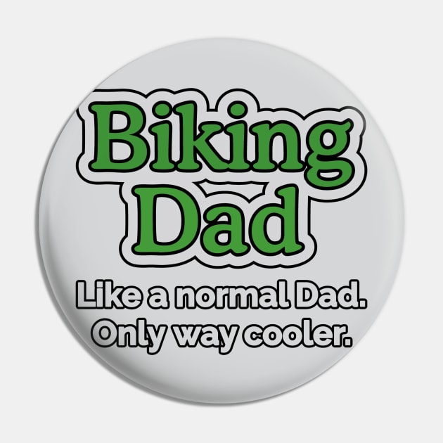 Biking Dad Pin by fabecco