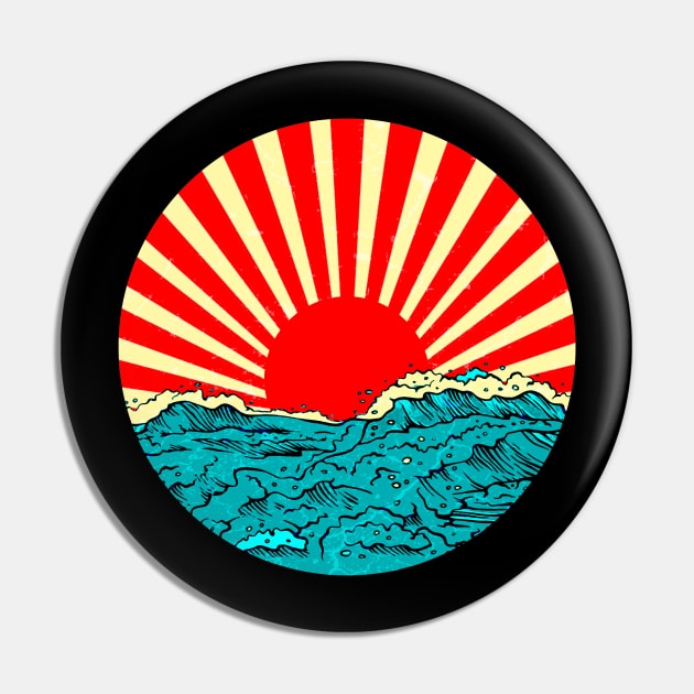 Japanese Rising Sun Pin by Mila46