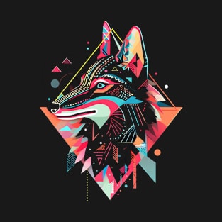 Retro Wolf Dynamic T-Shirt