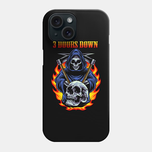 3 DOORS DOWN BAND Phone Case by rackoto