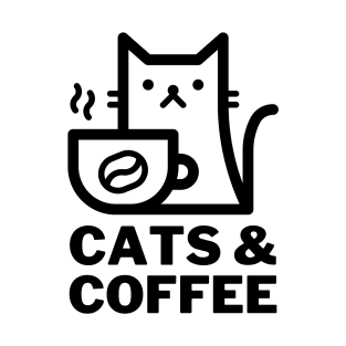 Cats And Coffee T-Shirt