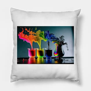 Living Life in Colour - Liquid Smoke Pillow