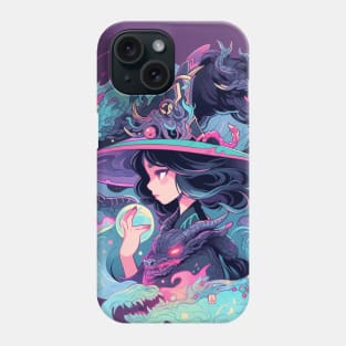 Cute Dragon Witch Phone Case