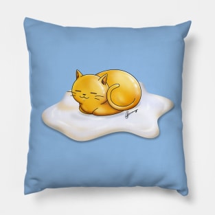 Sunny-side Up Cat Pillow