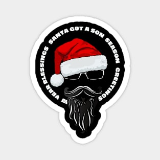 Son Of Santa Christmas Magnet