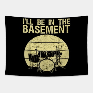 Funny Drummer Art Men Women Drumming Drum Set Music Lover Tapestry