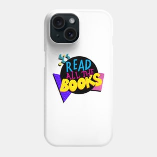 Vintage 80s Read All The Books Phone Case