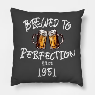 Brewed to Perfection, Personalized Birth Year T-shirt, Birthday Custom Shirt, Birthday Gift, Tee Pillow