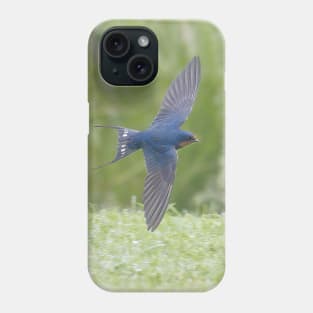 Barn Swallow in Flight Phone Case