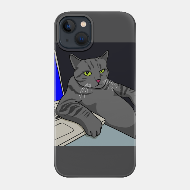 Who The Boss - Funny Cats - Phone Case