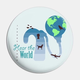 Cochlear Implant - Hear the World Design Pin