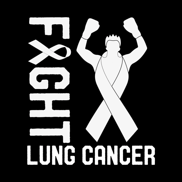 Fight Lung Cancer Awareness Month Ribbon Survivor Fighter by mrsmitful01