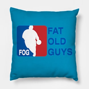 Fat Old Guys Basketball Pillow