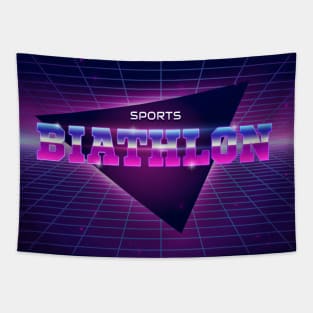 Biathlon Sport Tapestry