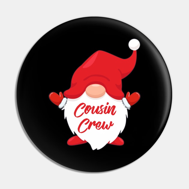 Cousin Crew Gnome Matching Family Group Christmas Pajama Pin by Penda