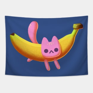 Banana Cat Tapestry