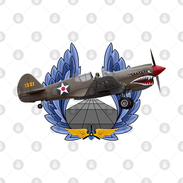 P-40 Warhawk by sibosssr