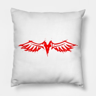 Grunge Wings Pillow