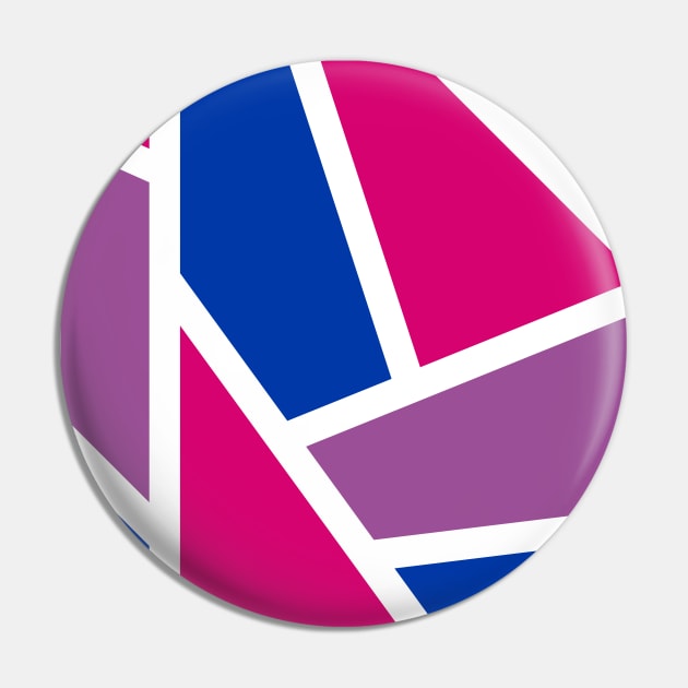 Bi Pride Color Blocking Pin by StardustMedia