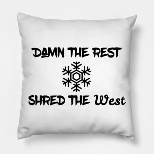 Shred the West Pillow