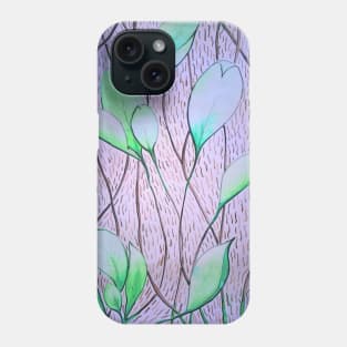 Greenish Money plant, Epipremnum aureum Phone Case