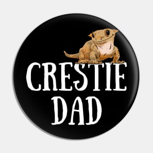 Crested Gecko Dad, Crested Gecko Guy, Gecko Lover Pin