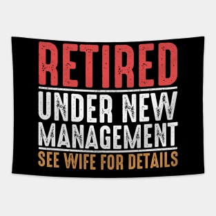 Funny Retirement Party Tapestry