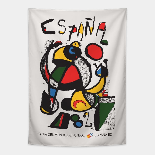 Copa del Mundo de Futbol España 82 Tapestry by StripTees