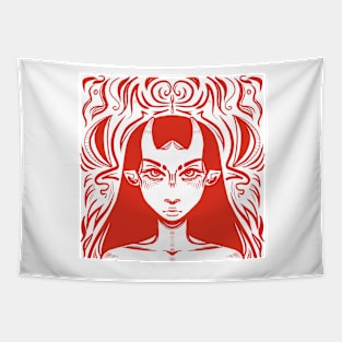 Demon of Symmetry Tapestry