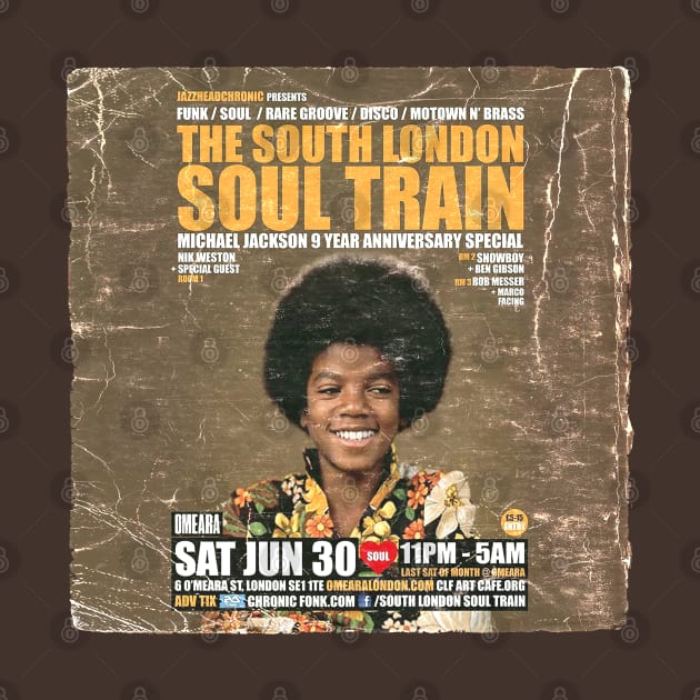 POSTER TOUR - SOUL TRAIN THE SOUTH LONDON 27 by Promags99