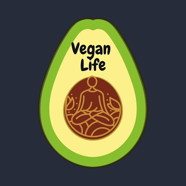 Vegan Life An Yoga by Natalie C. Designs 