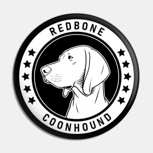 Redbone Coonhound Fan Gift Pin