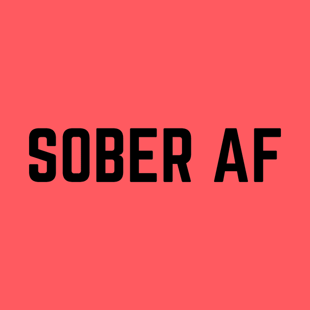 SOBER AF - Blk Font by Soberish