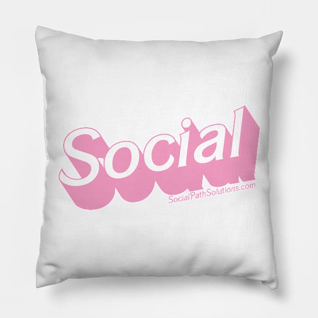 Social Barbie Pillow by socialpath