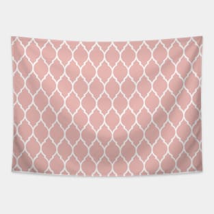 Pink Vintage Abstract Pattern Tapestry