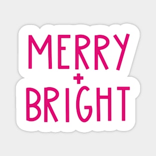 Merry and Bright Christmas Shirt Magnet