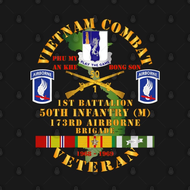 Vietnam Combat Veteran w 1st Bn - 50th Inf - 173rd Airborne Bde 1968-69 w VN SVC by twix123844