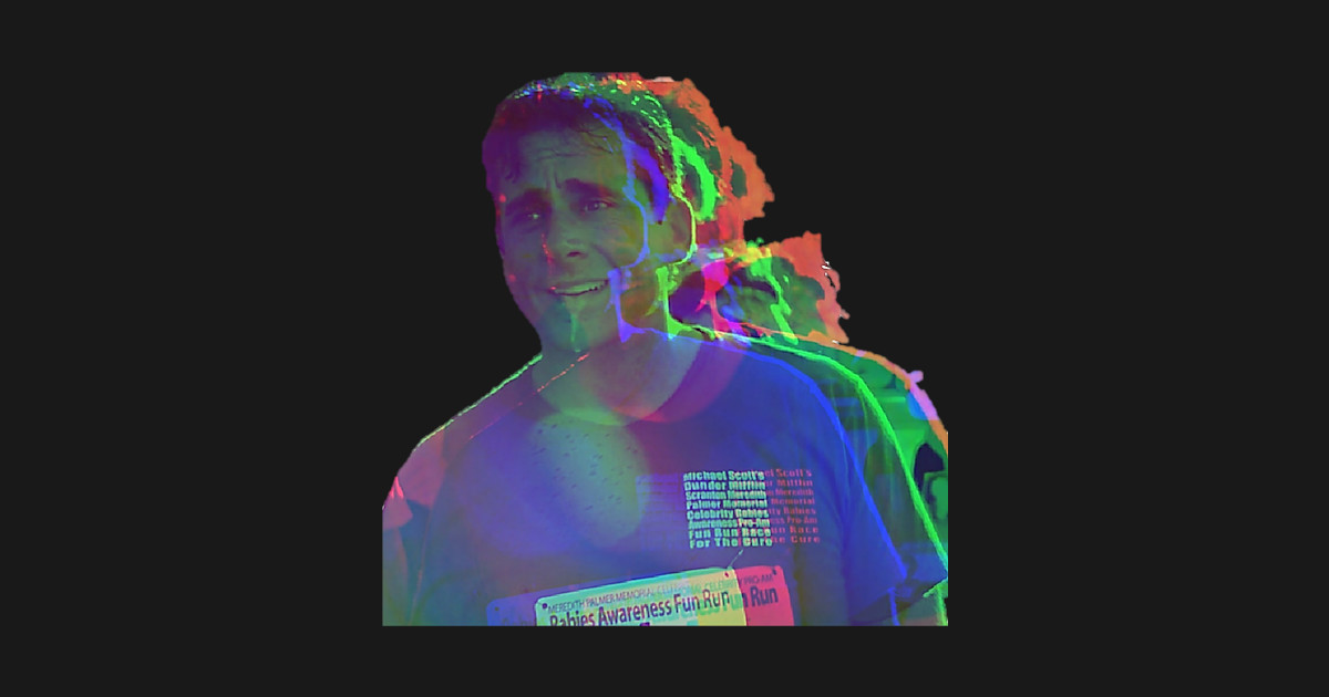 Michael Scott Fun Run Triple Vision - The Office - T-Shirt | TeePublic