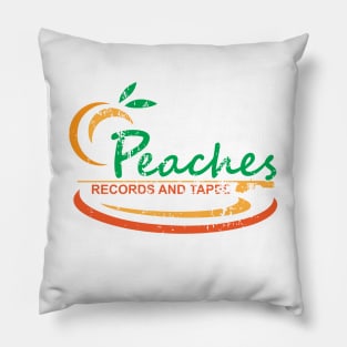 Peaches Record Store Pillow