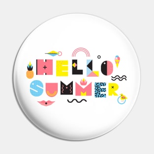 Hello Summer Pin