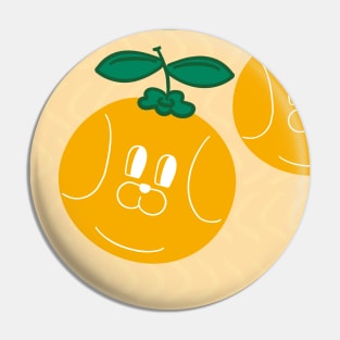 Orange Dog Pin