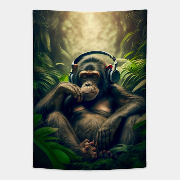 Just Chillin' Man Tapestry by MarkColeImaging