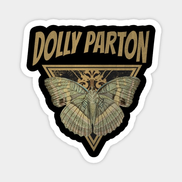 Dolly Parton // Fly Away Butterfly Magnet by CitrusSizzle