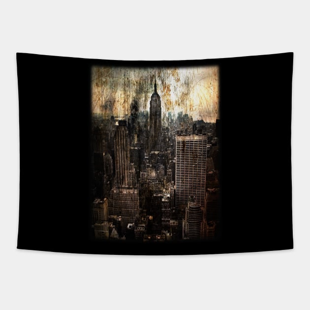 Empire State Building Tapestry by Jonthebon