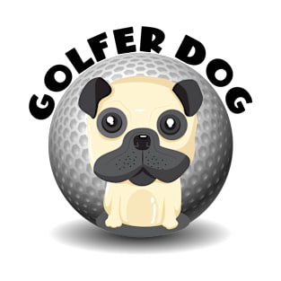 Golf Dog Funny T-Shirt