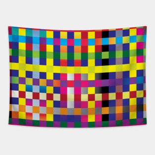 colorful pixels Tapestry