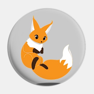 Cute Fox Vector Pin