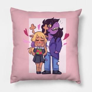 Deltarune Susie and Noelle Pillow